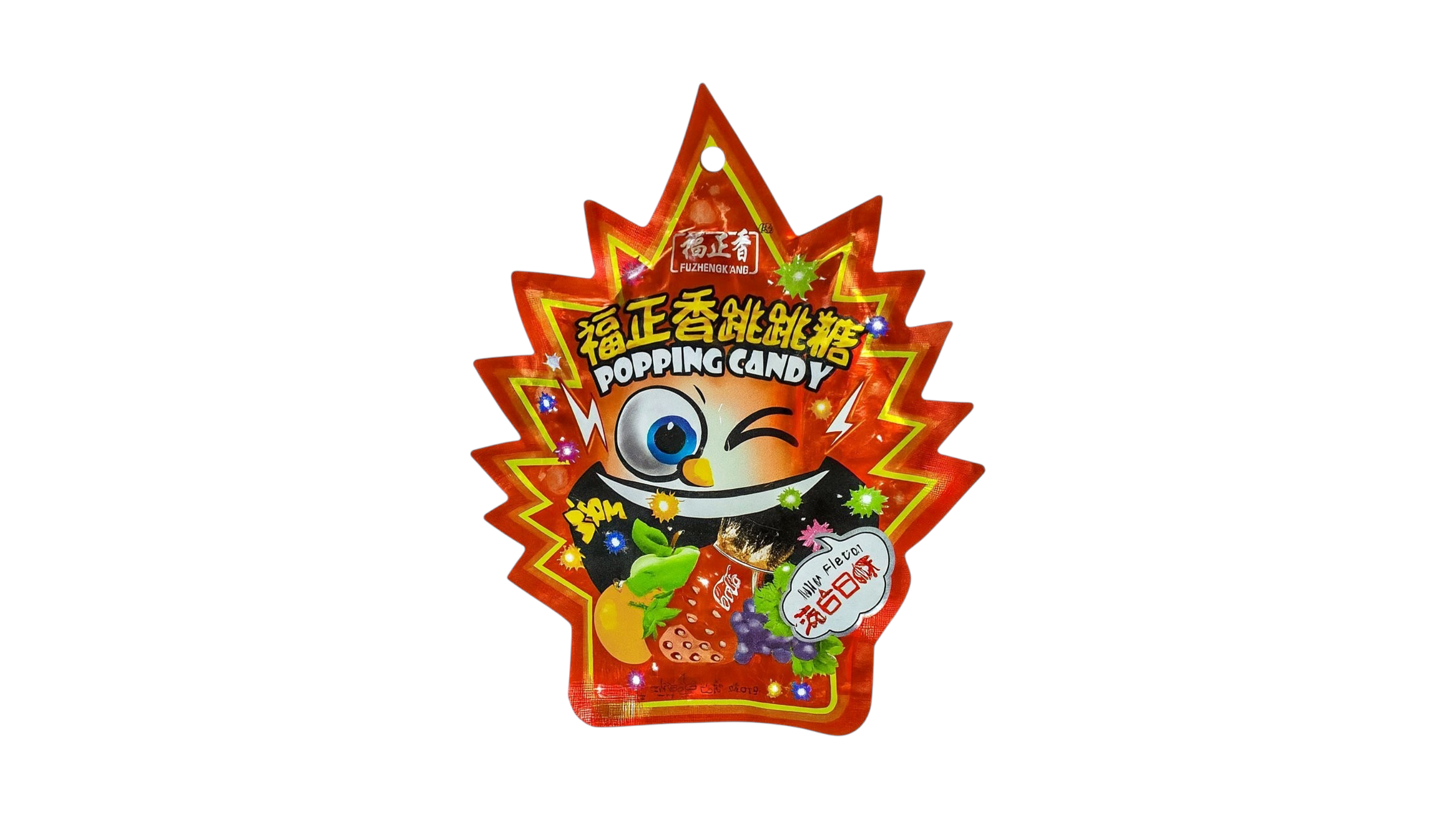 Карамель взрывная ассорти Fuzhengxiang 福正香 Pop Candy 15 г (розовая)