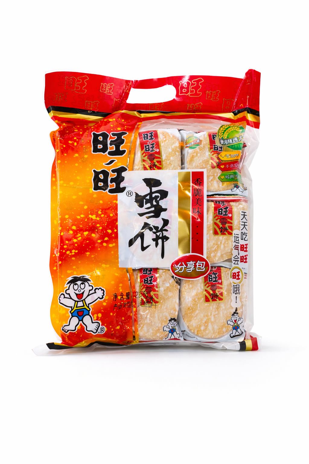 Рисовое печенье «Снежное» Want Want 旺旺, 258 г