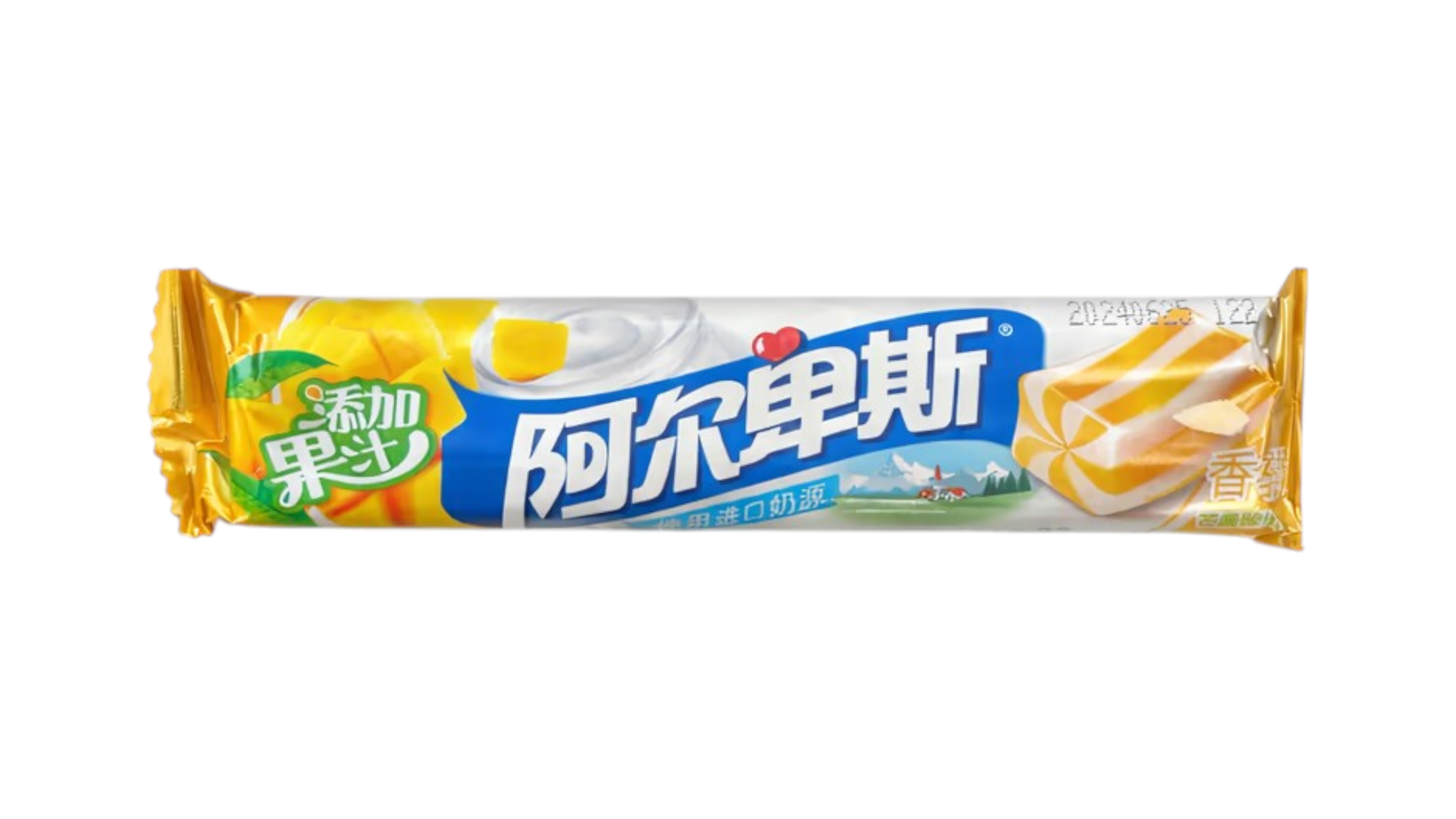 Жевательные конфеты Манго и Йогурт Alpenliebe 阿尔卑斯 33 г